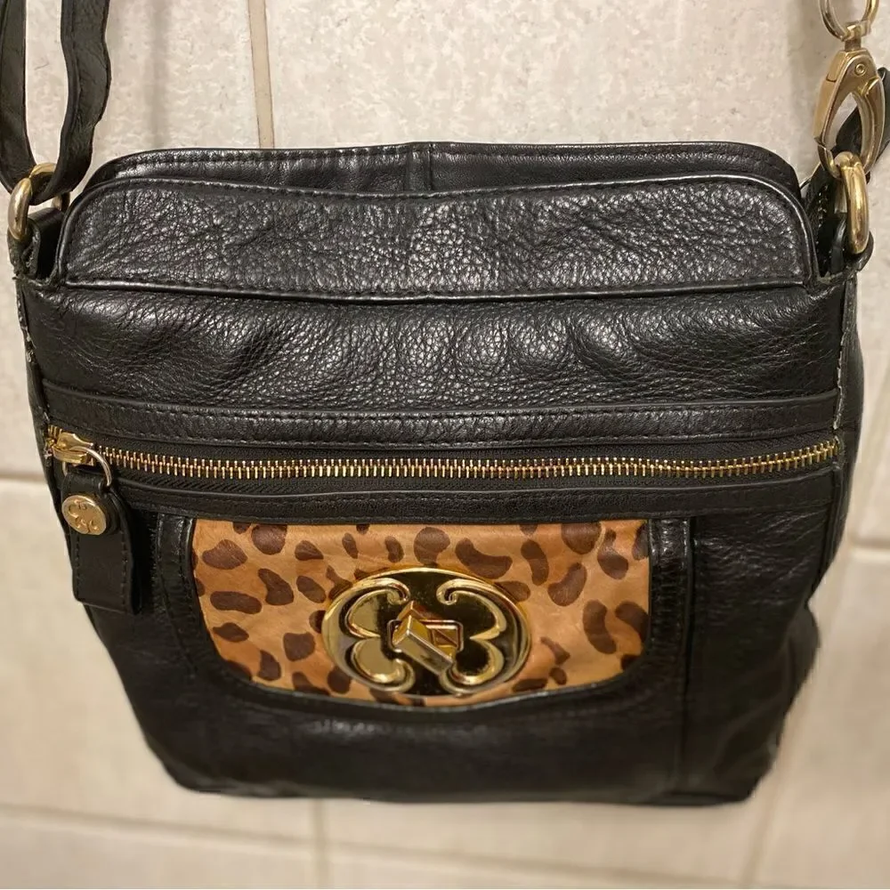 🎁Women’s EMMA FOX Leather Fashion Designer Handbag with Metal Decor 🛍️